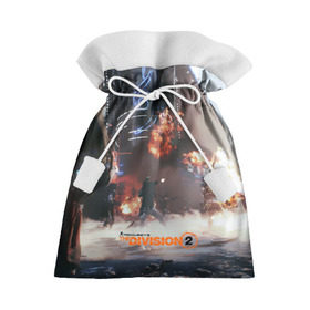 Подарочный 3D мешок с принтом Tom Clancy`s The Division в Петрозаводске, 100% полиэстер | Размер: 29*39 см | 