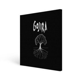 Холст квадратный с принтом Gojira в Петрозаводске, 100% ПВХ |  | death metal | from mars to sirius | gojira | magmа | terra incognita | the link | the way of all flesh | годжира | грув метал | группы | дэт метал | метал | музыка | рок