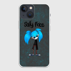 Чехол для iPhone 13 mini с принтом Sally Face в Петрозаводске,  |  | blue | diane | face | fisher | gizmo | henry | johnson | killer | larry | sally | генри | гизмо | джонсон | диана | ларри | лицо | салли | фейс | фишер