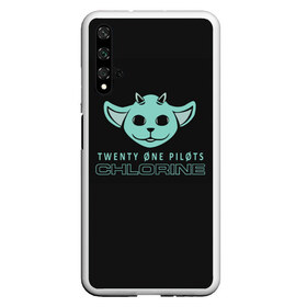 Чехол для Honor 20 с принтом Twenty One Pilots - Chlorine в Петрозаводске, Силикон | Область печати: задняя сторона чехла, без боковых панелей | Тематика изображения на принте: banditotour | chlorine | clip | jumpsuit | levitate | morph | my blood | ned | song | top | trench | twenty one pilots | twentyonepilots | джампсют | нед | твенти ван пилотс | топ | тренч | хлорин