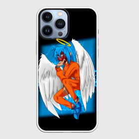 Чехол для iPhone 13 Pro Max с принтом Sally Face Angel в Петрозаводске,  |  | cтикер | game | larry | logo | mask | new | sally face | sf | ангел | без маски | гизмо | девид | девочка | игра | казнь | компьютер | лари | ларри | логотип | мальчик | маска | молнии | мрачная | на лице | надпись | пых