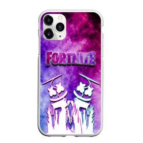 Чехол для iPhone 11 Pro матовый с принтом FORTNITE & MARSHMELLO (COLOR) в Петрозаводске, Силикон |  | color | fortnite | fortnite 2 | fortnite x | geometry | marshmello | ninja | streamer | texture | абстракция | геометрия | дизайн | дым | игра | красочный дым | маршмелло | ниндзя | радуга | силуэт | стиль | текстура | улыбка | 