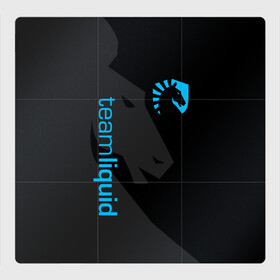 Магнитный плакат 3Х3 с принтом TEAM LIQUID | ТИМ ЛИКВИД в Петрозаводске, Полимерный материал с магнитным слоем | 9 деталей размером 9*9 см | 2019 | blue | cybersport | esport | liquid | logo | pro league | team | team liquid | киберспорт | логотип | тим ликвид | фирменные цвета