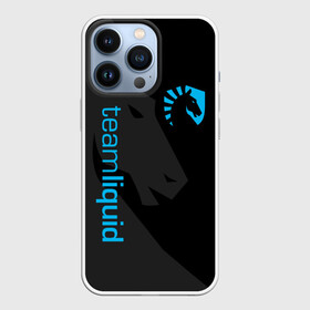 Чехол для iPhone 13 Pro с принтом TEAM LIQUID | ТИМ ЛИКВИД в Петрозаводске,  |  | 2019 | blue | cybersport | esport | liquid | logo | pro league | team | team liquid | киберспорт | логотип | тим ликвид | фирменные цвета