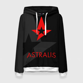 Женская толстовка 3D с принтом ASTRALIS | АСТРАЛИС в Петрозаводске, 100% полиэстер  | двухслойный капюшон со шнурком для регулировки, мягкие манжеты на рукавах и по низу толстовки, спереди карман-кенгуру с мягким внутренним слоем. | action | astralis | awp | counter strike | cs go | cs go global offensive | cybersport | faze clan | game | gamer | hyper beast | shooter | skin | team liquid | киберспорт | оружие | скины