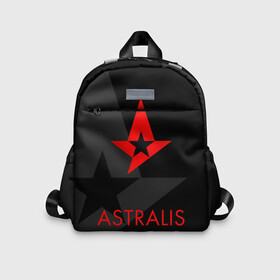 Детский рюкзак 3D с принтом ASTRALIS | АСТРАЛИС в Петрозаводске, 100% полиэстер | лямки с регулируемой длиной, сверху петелька, чтобы рюкзак можно было повесить на вешалку. Основное отделение закрывается на молнию, как и внешний карман. Внутри дополнительный карман. По бокам два дополнительных кармашка | Тематика изображения на принте: action | astralis | awp | counter strike | cs go | cs go global offensive | cybersport | faze clan | game | gamer | hyper beast | shooter | skin | team liquid | киберспорт | оружие | скины