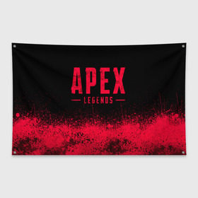 Флаг-баннер с принтом APEX LEGENDS (Titanfall) в Петрозаводске, 100% полиэстер | размер 67 х 109 см, плотность ткани — 95 г/м2; по краям флага есть четыре люверса для крепления | apex | apex legends | apex legends battle royal | battle royal | legends | titanfall