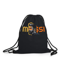 Рюкзак-мешок 3D с принтом Lionel Messi в Петрозаводске, 100% полиэстер | плотность ткани — 200 г/м2, размер — 35 х 45 см; лямки — толстые шнурки, застежка на шнуровке, без карманов и подкладки | 