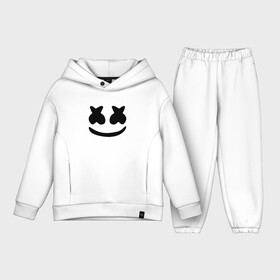 Детский костюм хлопок Oversize с принтом MERSHMELLO в Петрозаводске,  |  | dj | marshmello | usa | америка | клубная музыка | маршмелло | музыка | музыкант