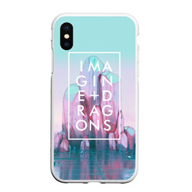 Чехол для iPhone XS Max матовый с принтом Imagine Dragons в Петрозаводске, Силикон | Область печати: задняя сторона чехла, без боковых панелей | believer | evolve | imagine dragons | night visions | radioactive | rock | группы | имейджин драгонс | инди | музыка | рок