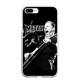 Чехол для iPhone 7Plus/8 Plus матовый с принтом Metallica в Петрозаводске, Силикон | Область печати: задняя сторона чехла, без боковых панелей | heavy metal | metal | metallica | группы | метал | металлика | музыка | рок | трэш метал | хєви метал