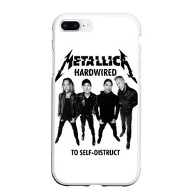 Чехол для iPhone 7Plus/8 Plus матовый с принтом Metallica в Петрозаводске, Силикон | Область печати: задняя сторона чехла, без боковых панелей | heavy metal | metal | metallica | группы | метал | металлика | музыка | рок | трэш метал | хєви метал