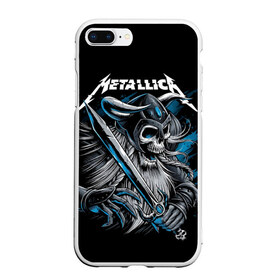 Чехол для iPhone 7Plus/8 Plus матовый с принтом Metallica в Петрозаводске, Силикон | Область печати: задняя сторона чехла, без боковых панелей | heavy metal | metal | metallica | группы | метал | металлика | музыка | рок | трэш метал | хєви метал