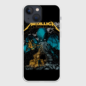 Чехол для iPhone 13 mini с принтом Metallica в Петрозаводске,  |  | heavy metal | metal | metallica | группы | метал | металлика | музыка | рок | трэш метал | хєви метал