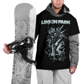 Накидка на куртку 3D с принтом Linkin Park в Петрозаводске, 100% полиэстер |  | Тематика изображения на принте: chester bennington | linkin park | группы | линкин парк | метал | музыка | рок | честер беннингтон