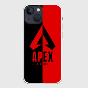 Чехол для iPhone 13 mini с принтом APEX LEGENDS RED в Петрозаводске,  |  | apex | legend | legends | titanfall | апекс | арех | бангалор | бладхаунд | верхушки | гибралтар | каустик | лайфлайн | легенда | легенды | ледженд | леджендс | мираж | орех | рэйф | титанфол