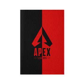 Обложка для паспорта матовая кожа с принтом APEX LEGENDS RED в Петрозаводске, натуральная матовая кожа | размер 19,3 х 13,7 см; прозрачные пластиковые крепления | Тематика изображения на принте: apex | legend | legends | titanfall | апекс | арех | бангалор | бладхаунд | верхушки | гибралтар | каустик | лайфлайн | легенда | легенды | ледженд | леджендс | мираж | орех | рэйф | титанфол