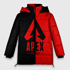 Женская зимняя куртка 3D с принтом APEX LEGENDS RED в Петрозаводске, верх — 100% полиэстер; подкладка — 100% полиэстер; утеплитель — 100% полиэстер | длина ниже бедра, силуэт Оверсайз. Есть воротник-стойка, отстегивающийся капюшон и ветрозащитная планка. 

Боковые карманы с листочкой на кнопках и внутренний карман на молнии | apex | legend | legends | titanfall | апекс | арех | бангалор | бладхаунд | верхушки | гибралтар | каустик | лайфлайн | легенда | легенды | ледженд | леджендс | мираж | орех | рэйф | титанфол