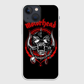 Чехол для iPhone 13 mini с принтом Motorhead в Петрозаводске,  |  | motorhead | группы | лемми килмистер | метал | музыка | рок | хард рок | хеви метал