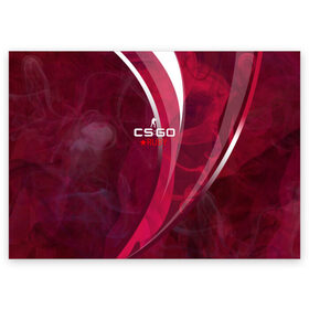 Поздравительная открытка с принтом cs:go - Ruby (Рубин) в Петрозаводске, 100% бумага | плотность бумаги 280 г/м2, матовая, на обратной стороне линовка и место для марки
 | 0x000000123 | csgo | ruby | ксго | рубин