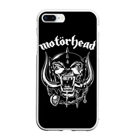 Чехол для iPhone 7Plus/8 Plus матовый с принтом Motorhead в Петрозаводске, Силикон | Область печати: задняя сторона чехла, без боковых панелей | motorhead | группы | лемми килмистер | метал | музыка | рок | хард рок | хеви метал