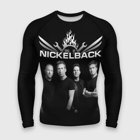 Мужской рашгард 3D с принтом Nickelback в Петрозаводске,  |  | dark horse | feed the machine | nickelback | no fixed adress | группы | метал | музыка | никлбэк | рок | хард рок | чед крюгер