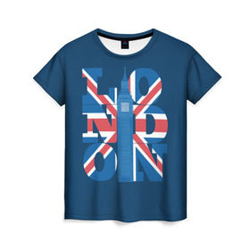 Женская футболка 3D с принтом London в Петрозаводске, 100% полиэфир ( синтетическое хлопкоподобное полотно) | прямой крой, круглый вырез горловины, длина до линии бедер | city | england | flag | london | symbol | tow | uk | англия | башня | биг бен | великобритания | город | городской | графика | жёлтое | закат | иллюстрация | искусство | лондон | мода | молодёжная | небо | рисунок | символ