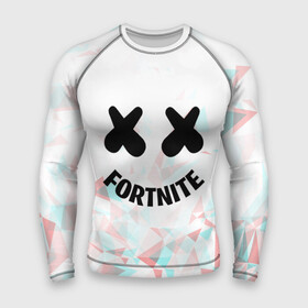 Мужской рашгард 3D с принтом FORTNITE x MARSHMELLO в Петрозаводске,  |  | 2019 | dj | fortnite | game | glitch | marshmello | usa | америка | глитч | игра | клубная музыка | маршмелло | музыка | музыкант | ф | фортнайт