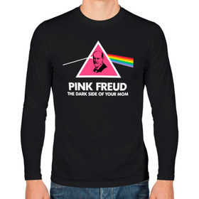 Мужской лонгслив хлопок с принтом Pink Freud в Петрозаводске, 100% хлопок |  | pink freud | sigmund freud | зигмунд фрейд | фрейд
