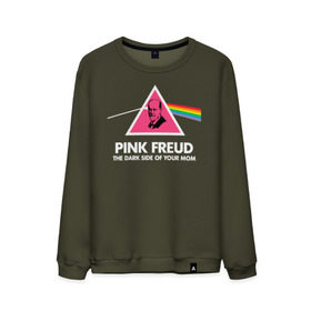 Мужской свитшот хлопок с принтом Pink Freud в Петрозаводске, 100% хлопок |  | pink freud | sigmund freud | зигмунд фрейд | фрейд