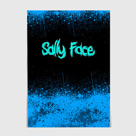 Постер с принтом Sally Face (19) в Петрозаводске, 100% бумага
 | бумага, плотность 150 мг. Матовая, но за счет высокого коэффициента гладкости имеет небольшой блеск и дает на свету блики, но в отличии от глянцевой бумаги не покрыта лаком | face | fisher | larry johnson | mask | sally | sally face | sally fisher | демоны | духи | маска | призраки | салли | салли фейс | салли фишер | фейс