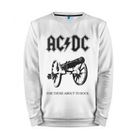 Мужской свитшот хлопок с принтом AC/DC в Петрозаводске, 100% хлопок |  | Тематика изображения на принте: ac dc | acdc | группы | метал | музыка | рок | хард рок | эйси диси | эйсидиси