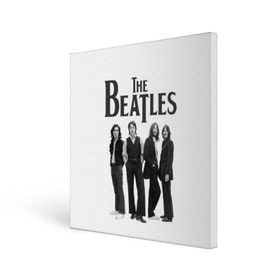 Холст квадратный с принтом The Beatles в Петрозаводске, 100% ПВХ |  | beatles | the beatles | битлз | битлс | битлы | группы | джон леннон | джордж харрисон | легенды | музыка | пол маккартни | ринго старр | рок