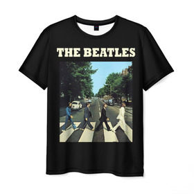 Мужская футболка 3D с принтом The Beatles в Петрозаводске, 100% полиэфир | прямой крой, круглый вырез горловины, длина до линии бедер | Тематика изображения на принте: beatles | the beatles | битлз | битлс | битлы | группы | джон леннон | джордж харрисон | легенды | музыка | пол маккартни | ринго старр | рок
