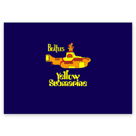 Поздравительная открытка с принтом The Beatles. Yellow Submarine в Петрозаводске, 100% бумага | плотность бумаги 280 г/м2, матовая, на обратной стороне линовка и место для марки
 | Тематика изображения на принте: beatles | the beatles | yellow submarine | битлз | битлс | битлы | группы | джон леннон | джордж харрисон | легенды | музыка | пол маккартни | ринго старр | рок