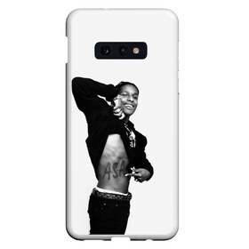 Чехол для Samsung S10E с принтом ASAP ROCKY в Петрозаводске, Силикон | Область печати: задняя сторона чехла, без боковых панелей | aap | asap | mob | rap | rocky | testing | альбом | асап | банда | моб | раким | реп | роки | рэп | тестинг | эйсап | эсап