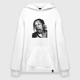 Худи SuperOversize хлопок с принтом A$AP ROCKY в Петрозаводске, 70% хлопок, 30% полиэстер, мягкий начес внутри | карман-кенгуру, эластичная резинка на манжетах и по нижней кромке, двухслойный капюшон
 | aap | asap | mob | rap | rocky | testing | альбом | асап | банда | моб | раким | реп | роки | рэп | рэпер | тестинг | эйсап | эсап