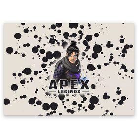 Поздравительная открытка с принтом Apex Legends в Петрозаводске, 100% бумага | плотность бумаги 280 г/м2, матовая, на обратной стороне линовка и место для марки
 | battle | royale | апекс | битва | боевой | королевская | легендс | лутбокс | оружие | робот | спектры | титан | шутер