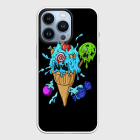 Чехол для iPhone 13 Pro с принтом Мороженое Монстр в Петрозаводске,  |  | candy | ice cream | marshmallow | monster | monsters | oreo | sweets | zombie | зомби | леденец | леденцы | маршмеллоу | монстр | монстры | мороженое | орео | сладости