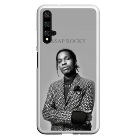 Чехол для Honor 20 с принтом ASAP ROCKY в Петрозаводске, Силикон | Область печати: задняя сторона чехла, без боковых панелей | aap | asap | mob | rap | rocky | testing | альбом | американский | асап | банда | моб | раким | реп | роки | рэп | рэпер | тестинг | эйсап | эсап