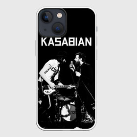 Чехол для iPhone 13 mini с принтом Kasabian в Петрозаводске,  |  | Тематика изображения на принте: kasabian | группы | касабиан | касейбиан | крис эдвардс | музыка | рок | рок группы | серджио пиццорно | том мейган