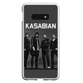 Чехол для Samsung S10E с принтом Kasabian в Петрозаводске, Силикон | Область печати: задняя сторона чехла, без боковых панелей | Тематика изображения на принте: kasabian | группы | касабиан | касейбиан | крис эдвардс | музыка | рок | рок группы | серджио пиццорно | том мейган