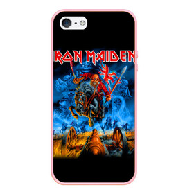 Чехол для iPhone 5/5S матовый с принтом Iron Maiden в Петрозаводске, Силикон | Область печати: задняя сторона чехла, без боковых панелей | heavy metal | iron maiden | metal | айрон мейден | группы | метал | музыка | рок | хеви метал