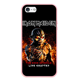 Чехол для iPhone 5/5S матовый с принтом Iron Maiden в Петрозаводске, Силикон | Область печати: задняя сторона чехла, без боковых панелей | heavy metal | iron maiden | metal | айрон мейден | группы | метал | музыка | рок | хеви метал