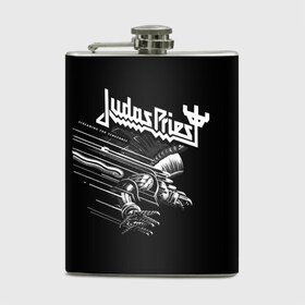 Фляга с принтом Judas Priest в Петрозаводске, металлический корпус | емкость 0,22 л, размер 125 х 94 мм. Виниловая наклейка запечатывается полностью | judas priest | metal | rock | группы | метал | музыка | рок | хард рок | хэви метал