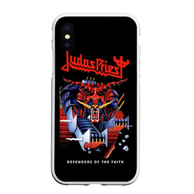 Чехол для iPhone XS Max матовый с принтом Judas Priest в Петрозаводске, Силикон | Область печати: задняя сторона чехла, без боковых панелей | judas priest | metal | rock | группы | метал | музыка | рок | хард рок | хэви метал