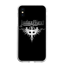 Чехол для iPhone XS Max матовый с принтом Judas Priest в Петрозаводске, Силикон | Область печати: задняя сторона чехла, без боковых панелей | judas priest | metal | rock | группы | метал | музыка | рок | хард рок | хэви метал