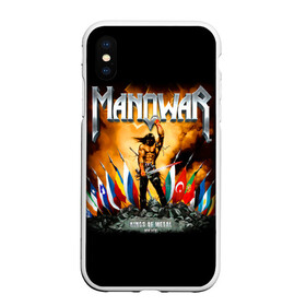 Чехол для iPhone XS Max матовый с принтом Manowar в Петрозаводске, Силикон | Область печати: задняя сторона чехла, без боковых панелей | heavy metal | manowar | power metal | группы | метал | музыка | пауэр метал | рок | хеви метал