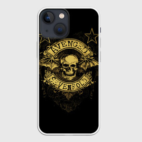 Чехол для iPhone 13 mini с принтом Avenged Sevenfold в Петрозаводске,  |  | a7x | avenged sevenfold | heavy metal | metal | группы | метал | музыка | прогрессивный метал | рок | хард рок | хэви метал