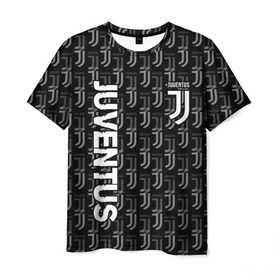 Мужская футболка 3D с принтом Juventus в Петрозаводске, 100% полиэфир | прямой крой, круглый вырез горловины, длина до линии бедер | juventus | европа | игровая форма | игрок | италия | матч | спорт | спорт клуб | турин | футбол | футбольная форма | футбольный клуб | ювентус